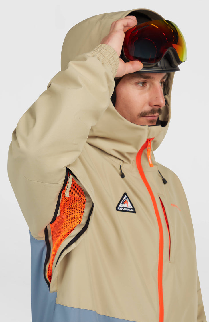 FWC'Play Park Ski- und Snowboardjacke | Olive Blush Colour Block