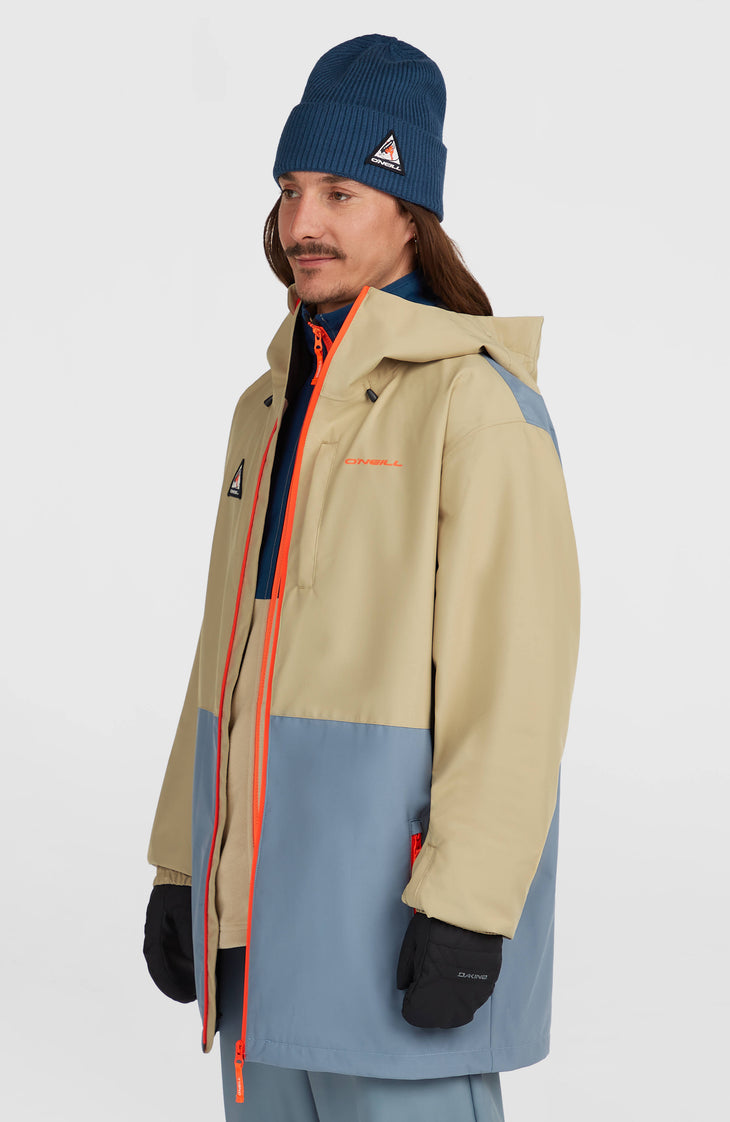 FWC'Play Park Ski- und Snowboardjacke | Olive Blush Colour Block