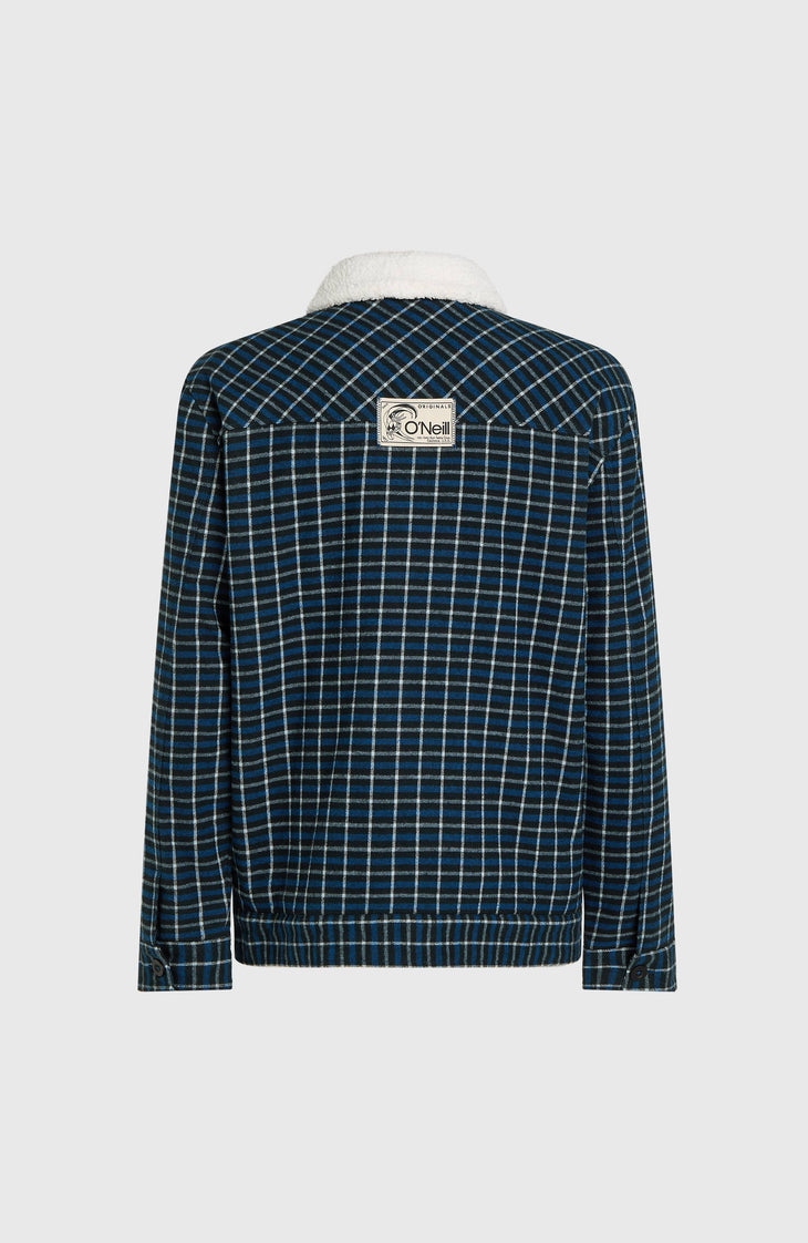 O'Riginals Jacke mit Fleecefutter | Blue Heritage Checks