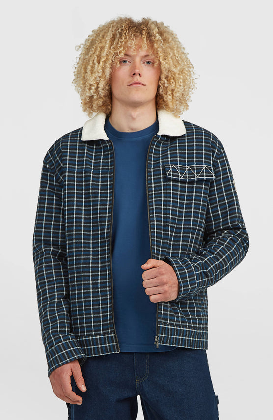 O'Riginals Jacke mit Fleecefutter | Blue Heritage Checks