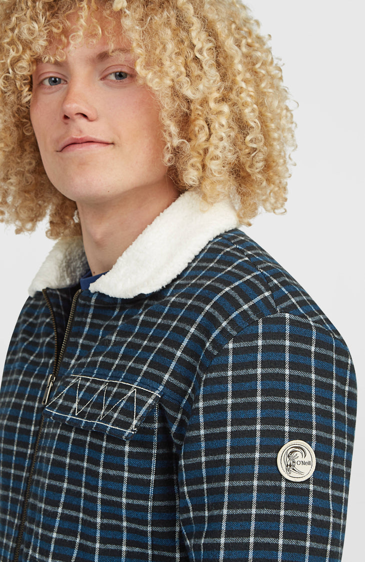 O'Riginals Jacke mit Fleecefutter | Blue Heritage Checks
