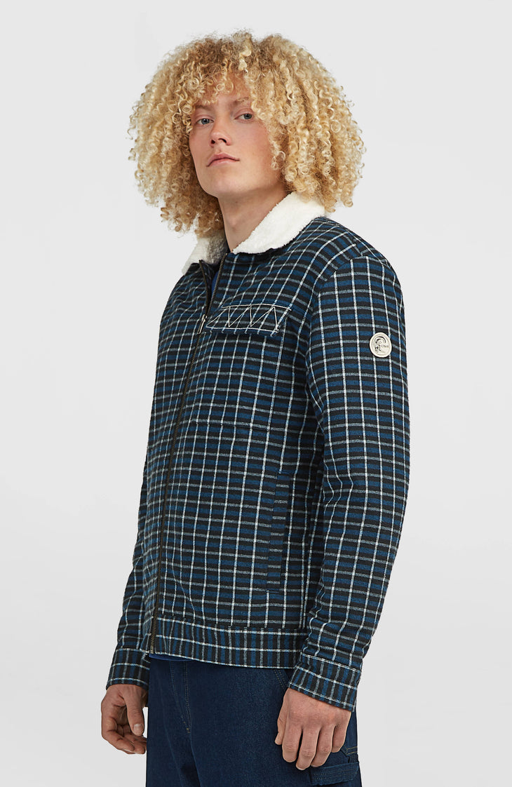 O'Riginals Jacke mit Fleecefutter | Blue Heritage Checks
