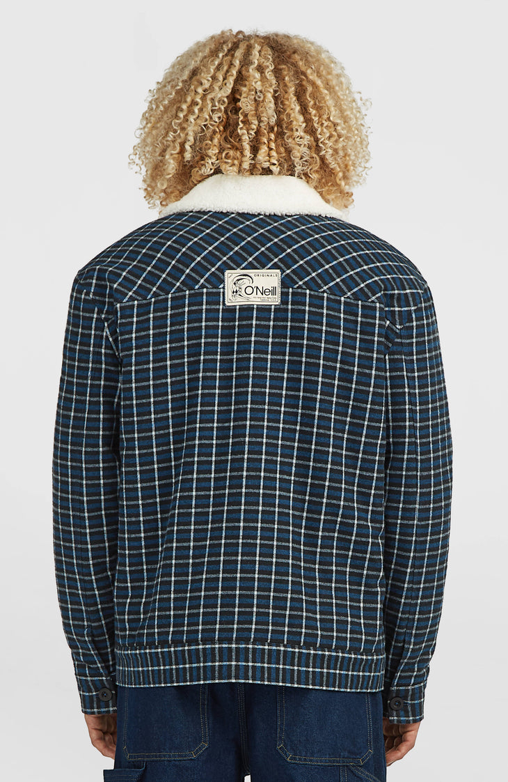 O'Riginals Jacke mit Fleecefutter | Blue Heritage Checks