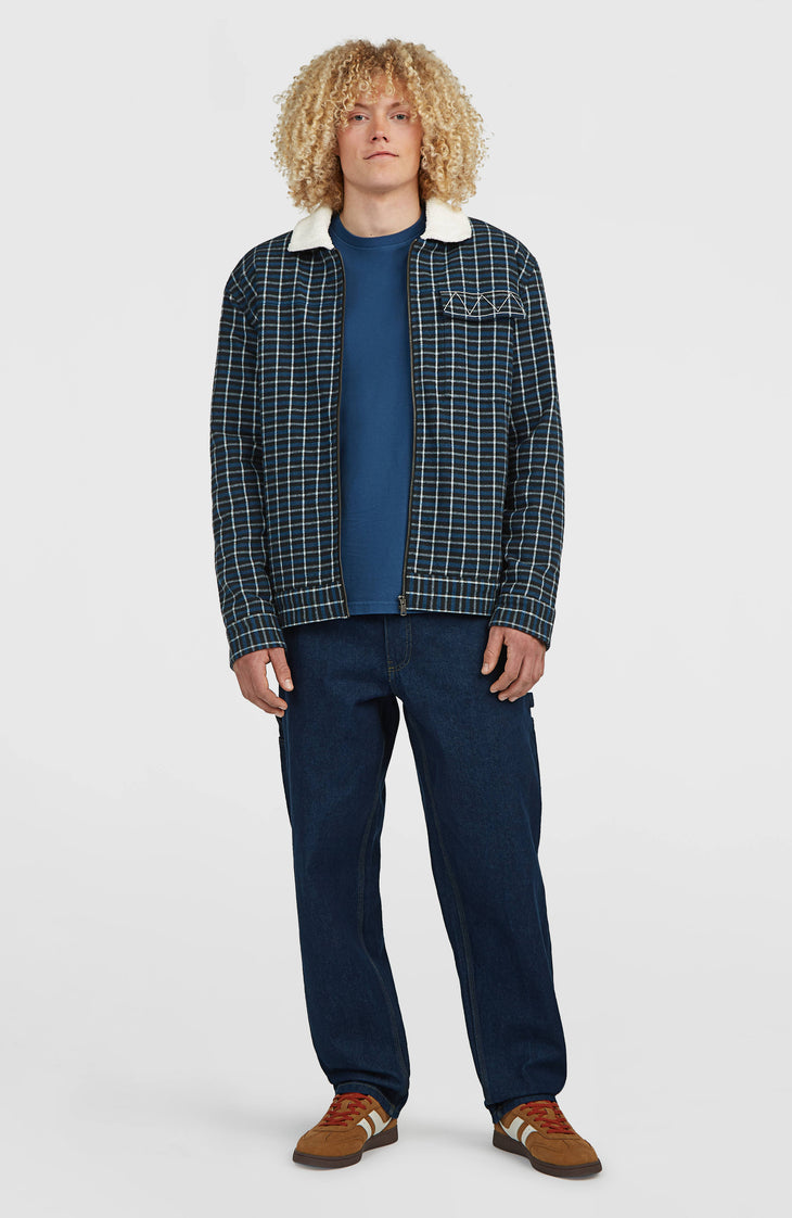 O'Riginals Jacke mit Fleecefutter | Blue Heritage Checks