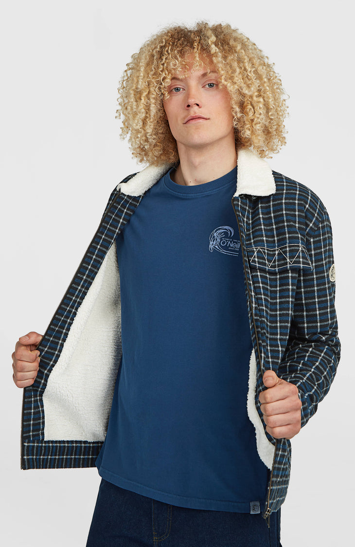 O'Riginals Jacke mit Fleecefutter | Blue Heritage Checks