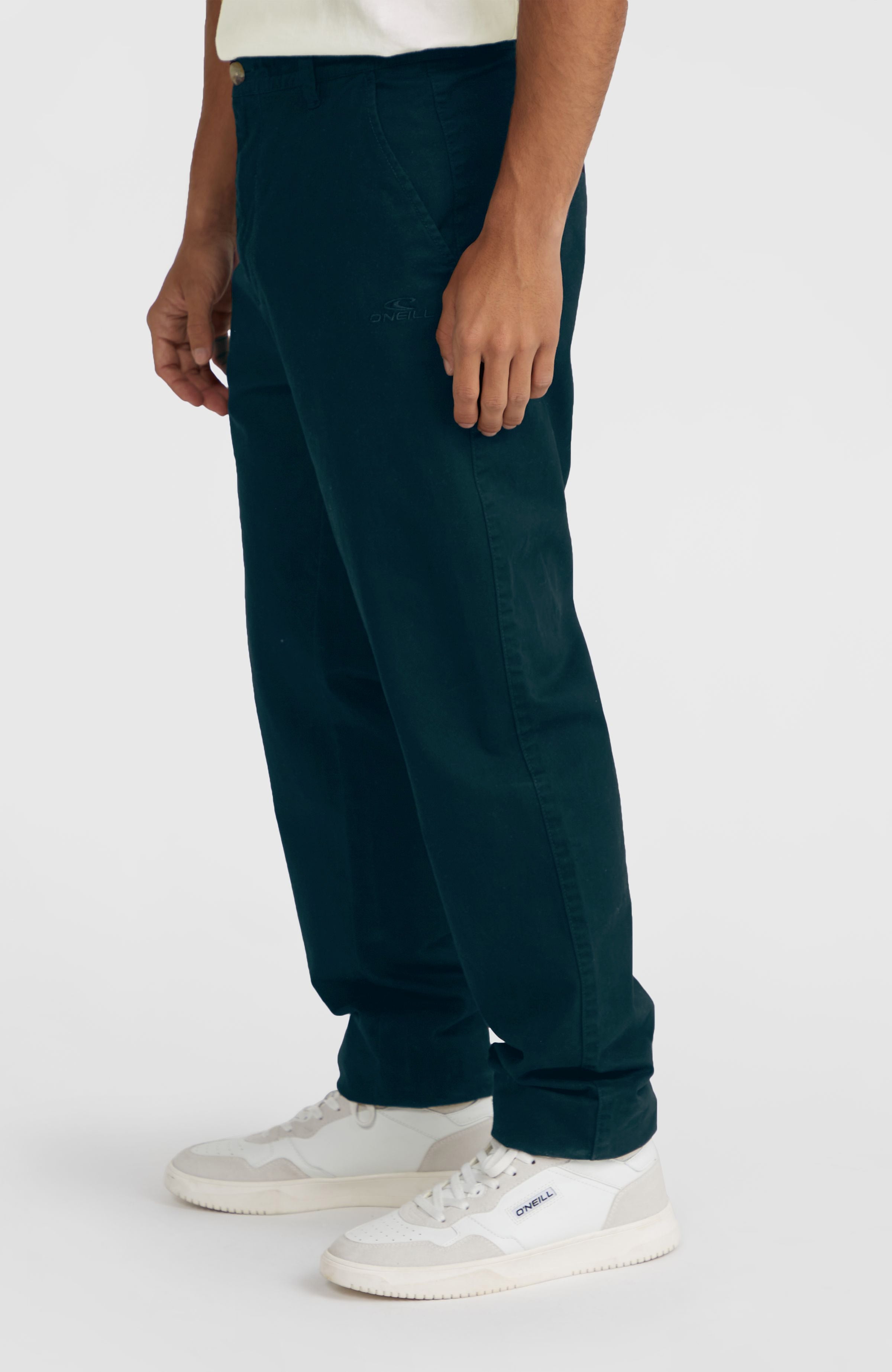 Chino Uomo Senza Pinces Anti-Grinze - Taglio Dritto, 60% Cotone 40% Poliestere