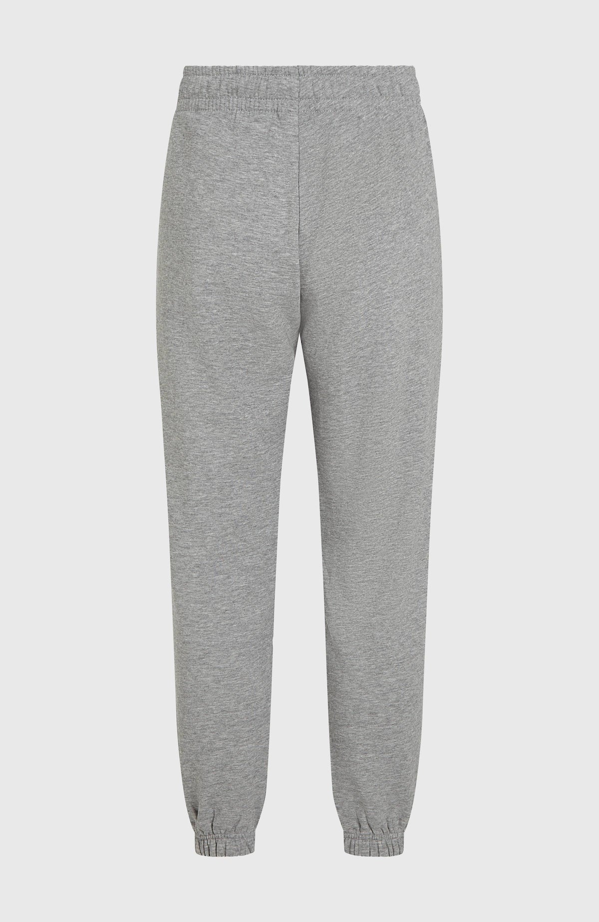 Future Surf Society Jogginghose für Herren, grau, flach liegend von hinten mit elastischem Bund und Bündchen