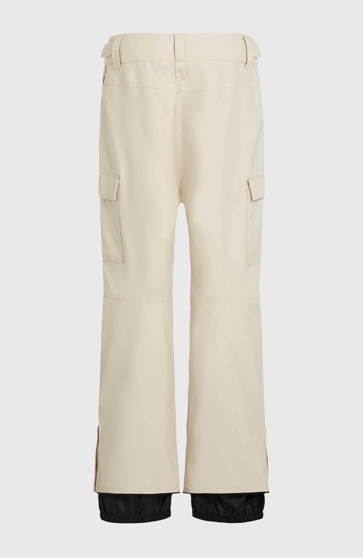FWC'Cruz Cargo-Skihose für Herren, beige, freigestellt von hinten mit Gürtelschlaufen und geradem Beinschnitt