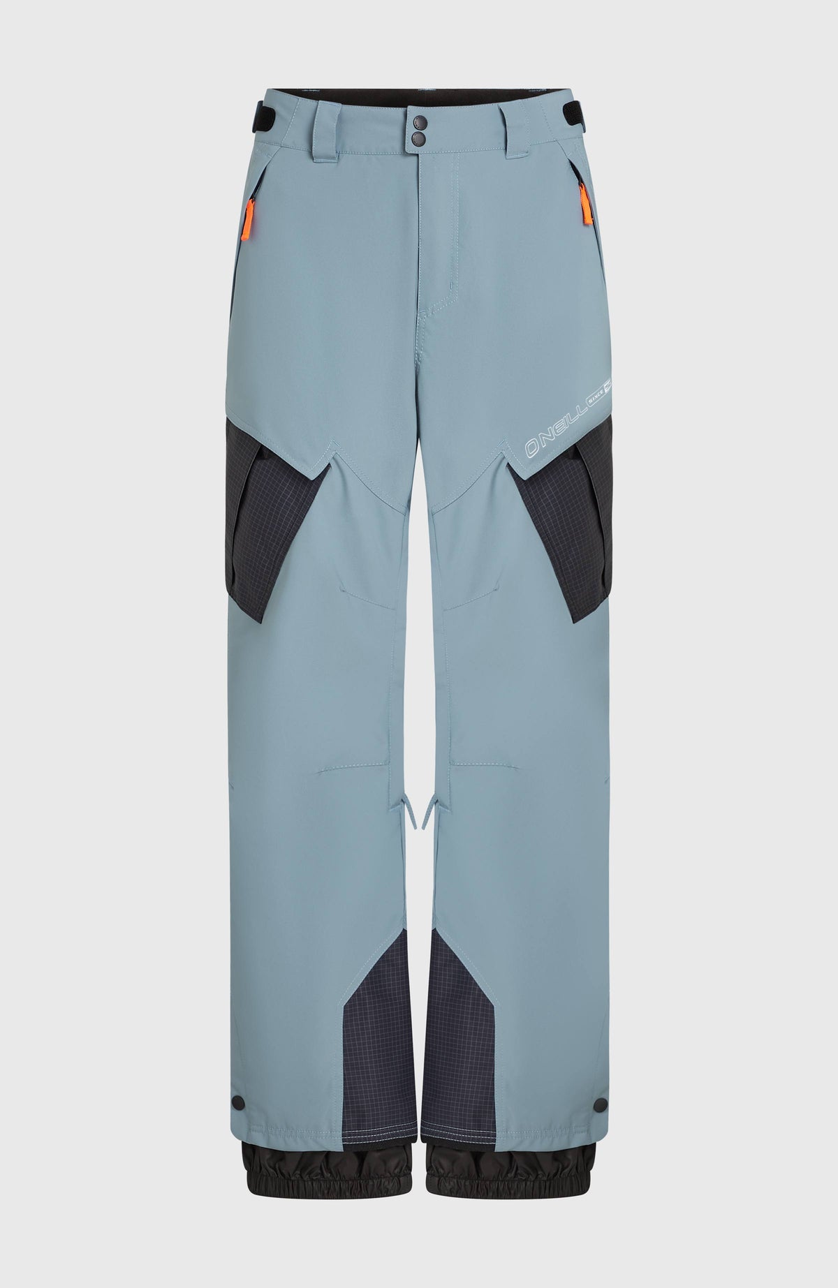 FWC'Peak Cargo-Skihose für Herren, blau, freigestellt von vorne mit Beintaschen