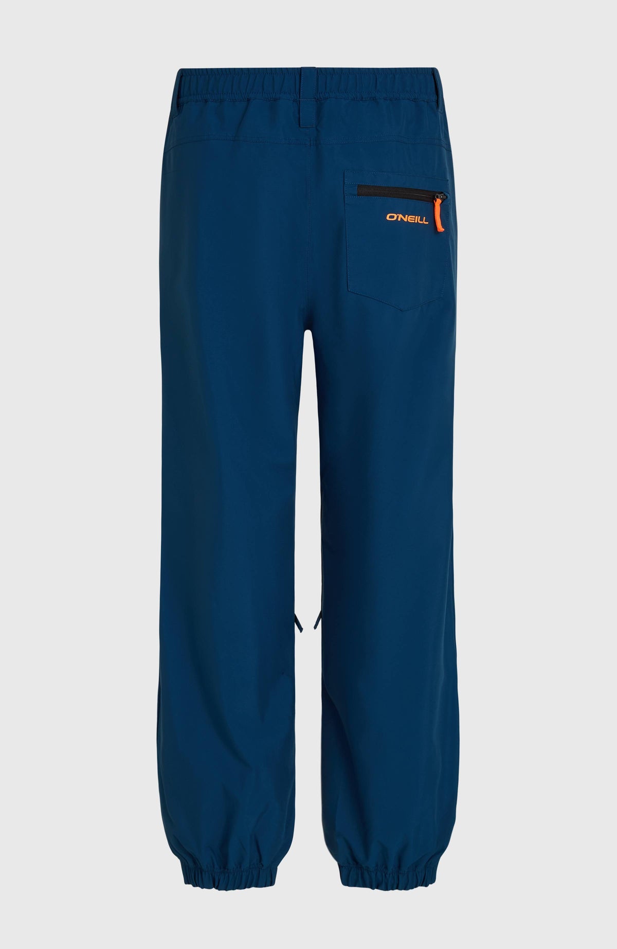 FWC Oversized Ski- und Snowboardhose für Herren, blau, freigestellt von hinten mit Gesäßtasche