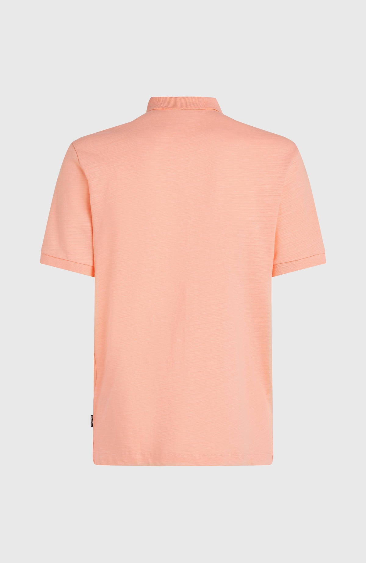 Slub Small Logo Poloshirt | Coral Pop