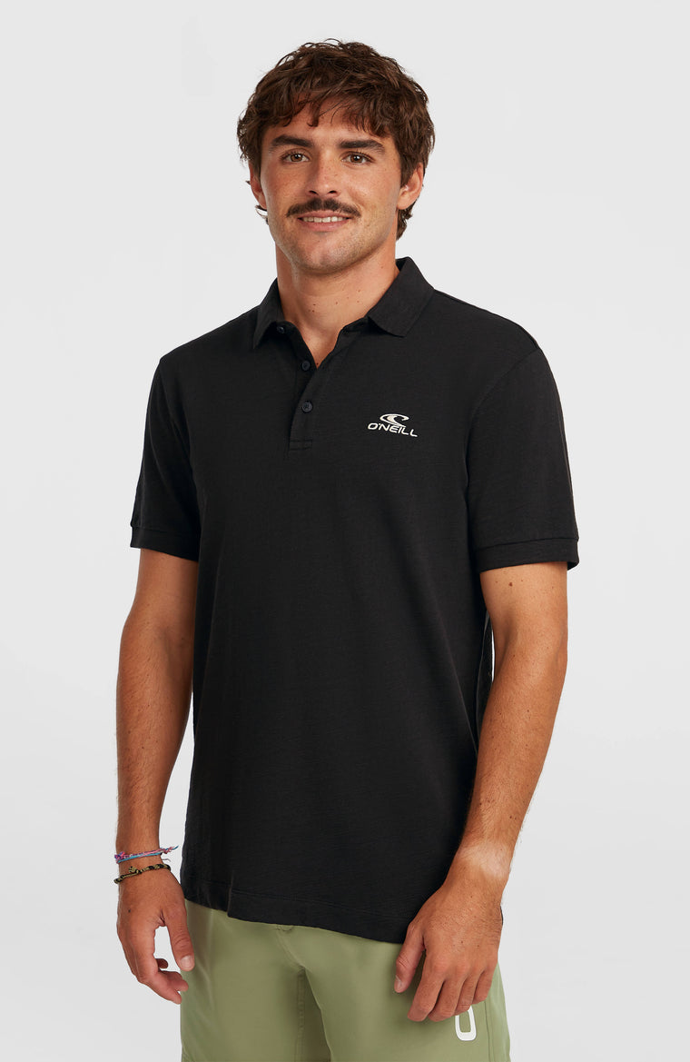 Slub Poloshirt | Black Out Slub Poloshirt | Black Out