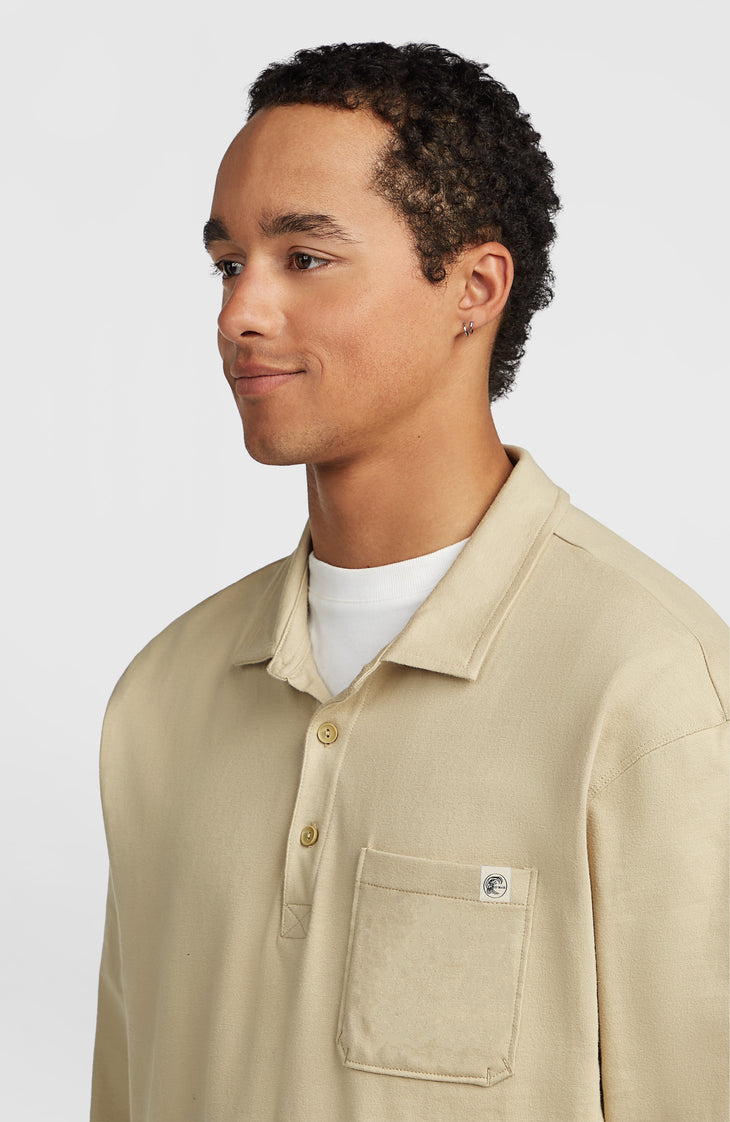 O'Riginals Langarm-Poloshirt | Olive Blush
