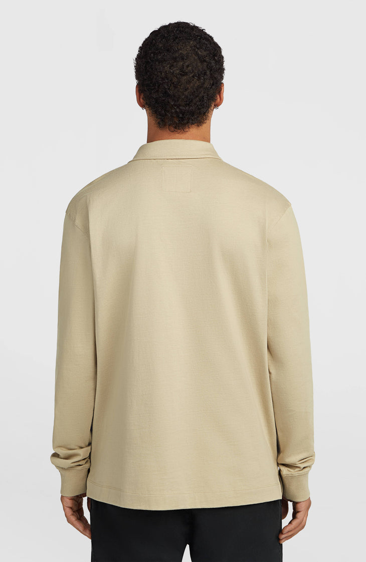 O'Riginals Langarm-Poloshirt | Olive Blush