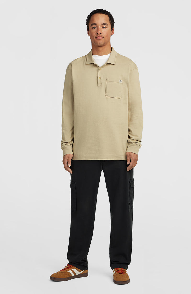 O'Riginals Langarm-Poloshirt | Olive Blush