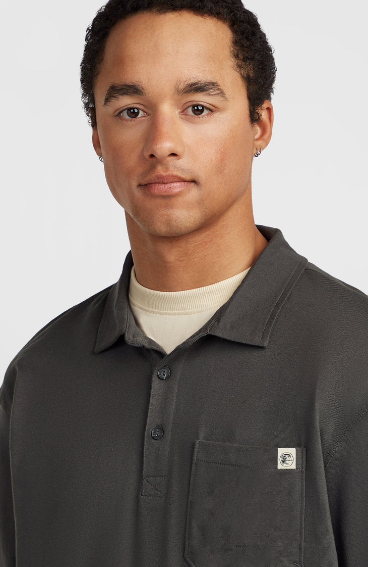 O'Riginals Langarm-Poloshirt | Raven