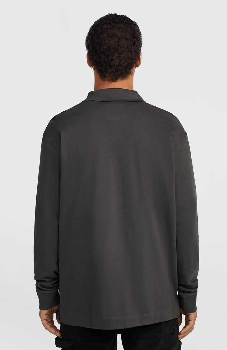 O'Riginals Langarm-Poloshirt | Raven