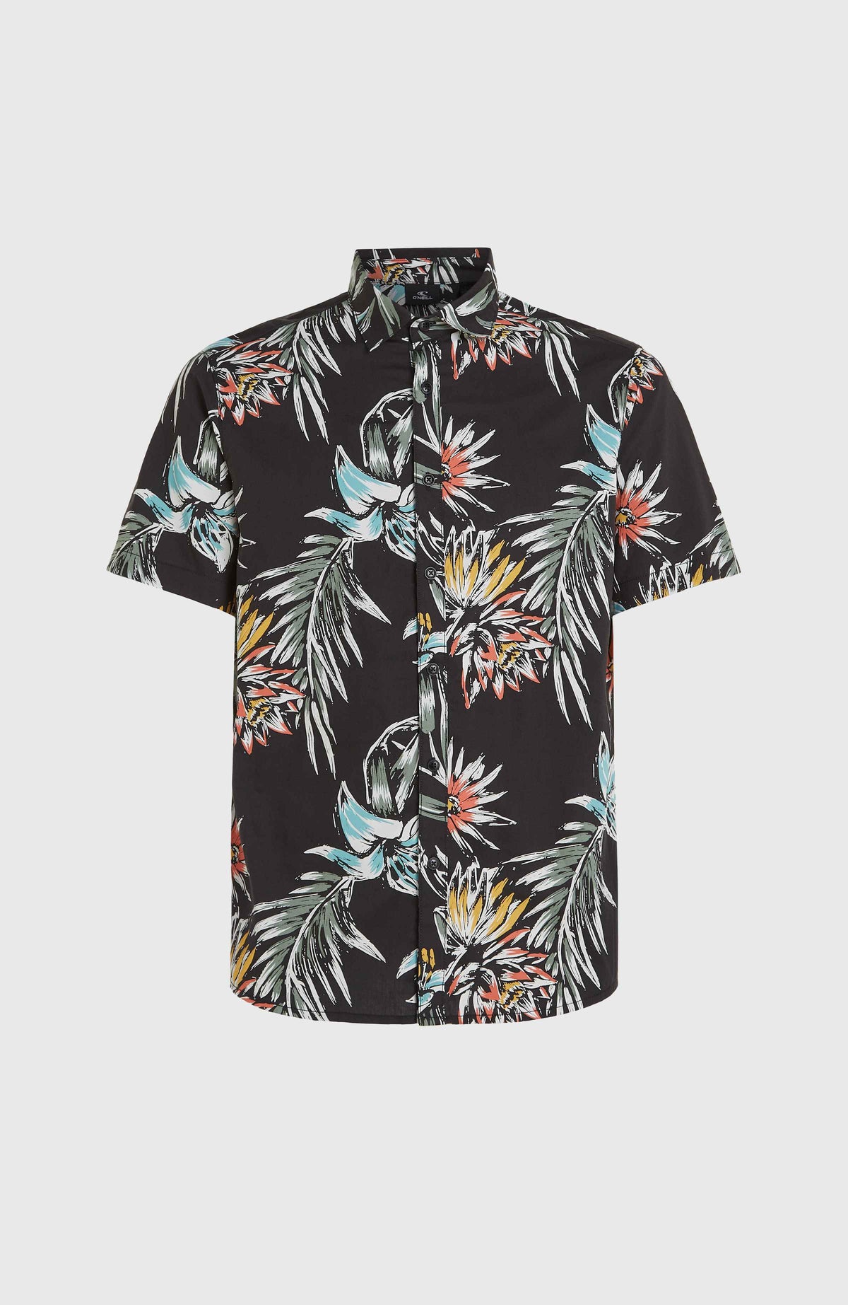 Mix and Match Floral Hemd | Black Tropicana