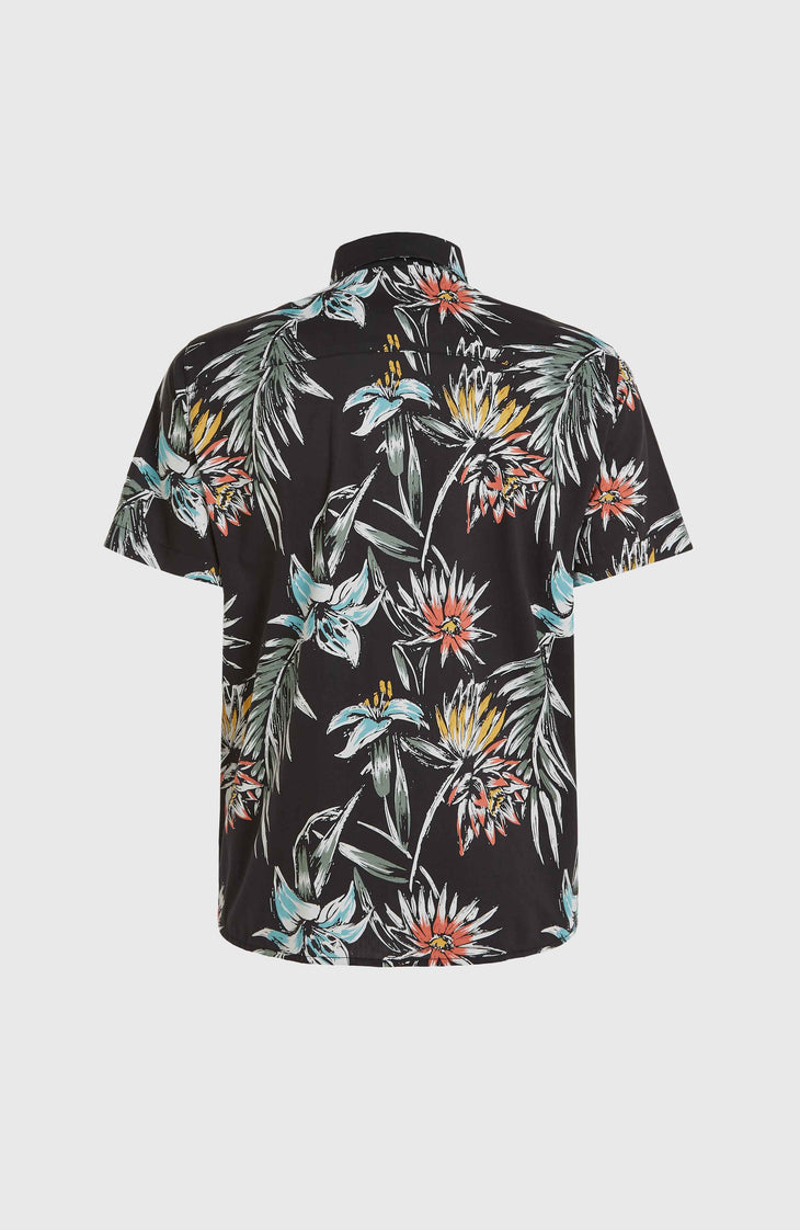 Mix and Match Floral Hemd | Black Tropicana