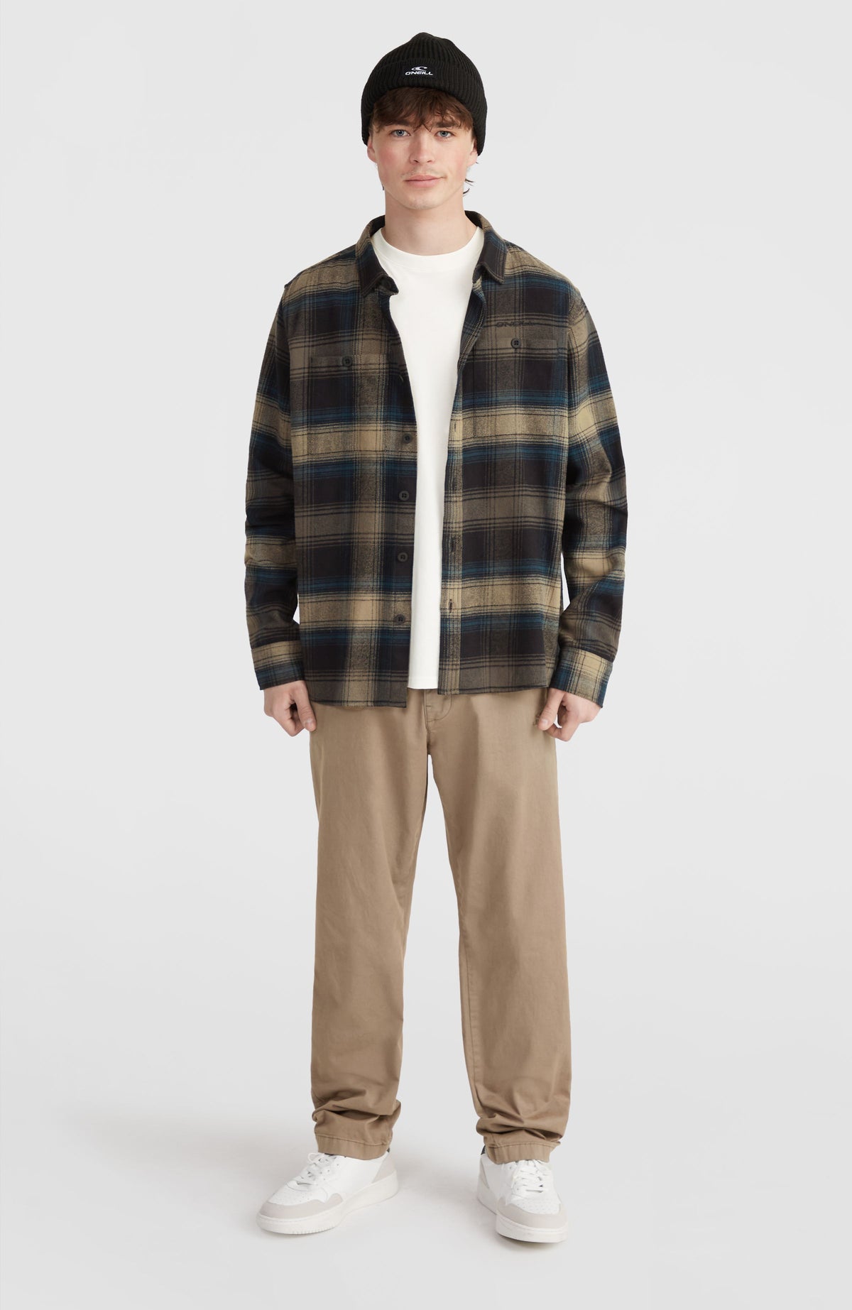 Check Flanellhemd | Black Check Small