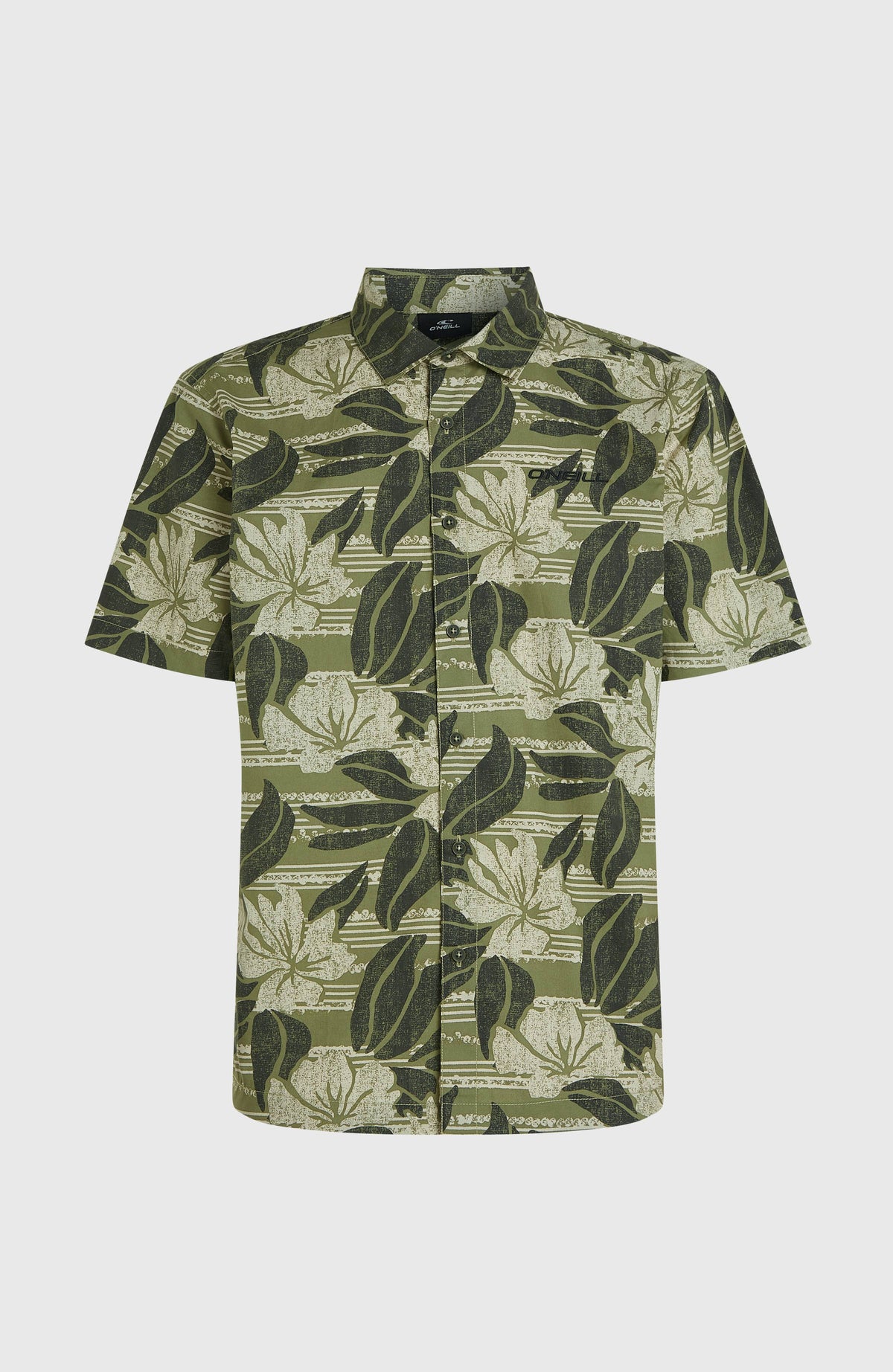 Print-Shirt | Green Dusty Flower