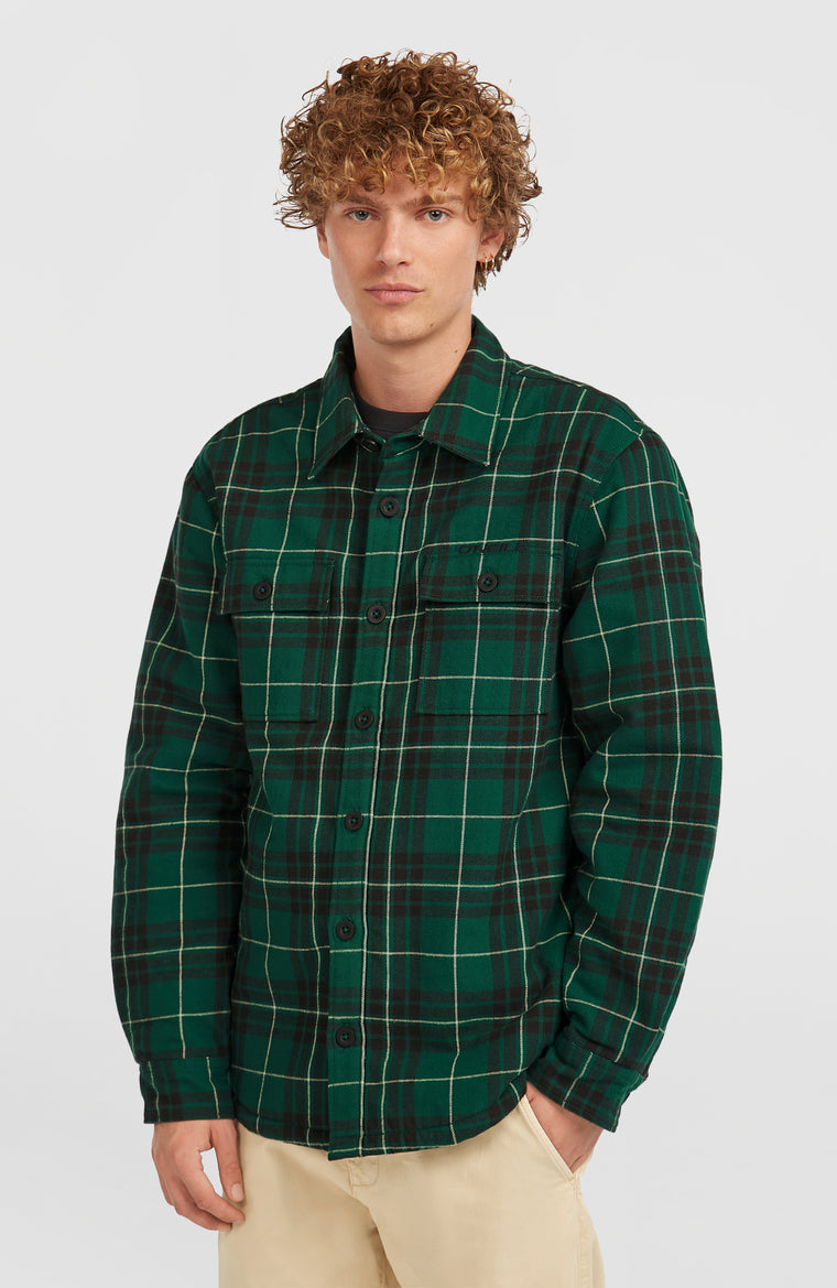 Must-Have Hemd mit Fleecefutter | Green Flannel Check Must-Have Hemd mit Fleecefutter | Green Flannel Check