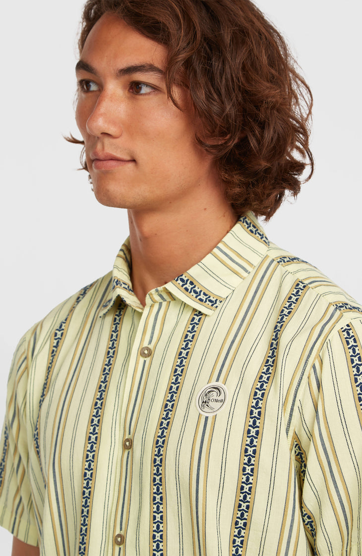 O'Riginals Jacquard-Hemd | Yellow Originals Jstripe