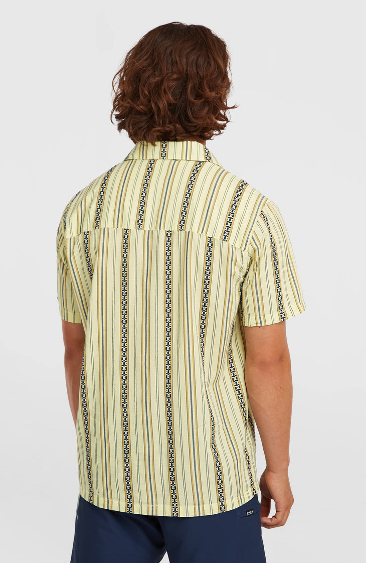 O'Riginals Jacquard-Hemd | Yellow Originals Jstripe