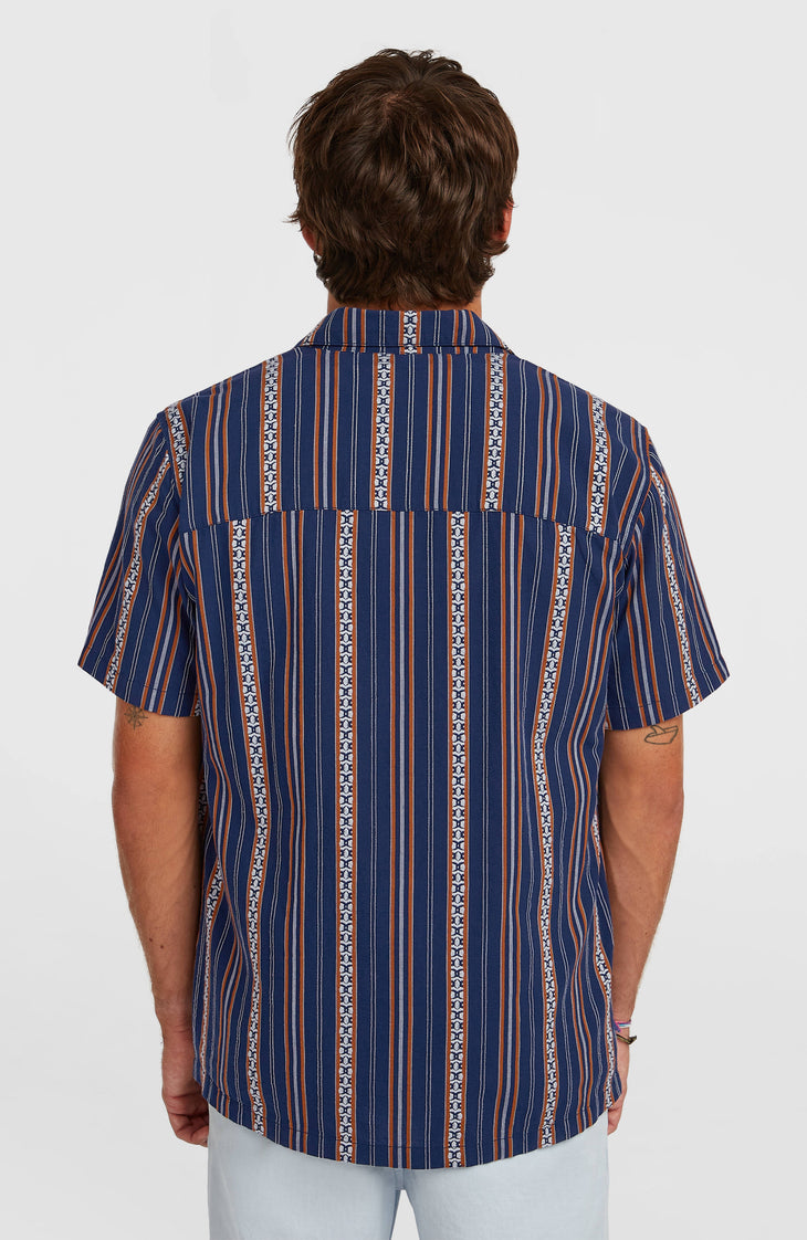O'Riginals Jacquard-Hemd | Blue Originals Jstripe
