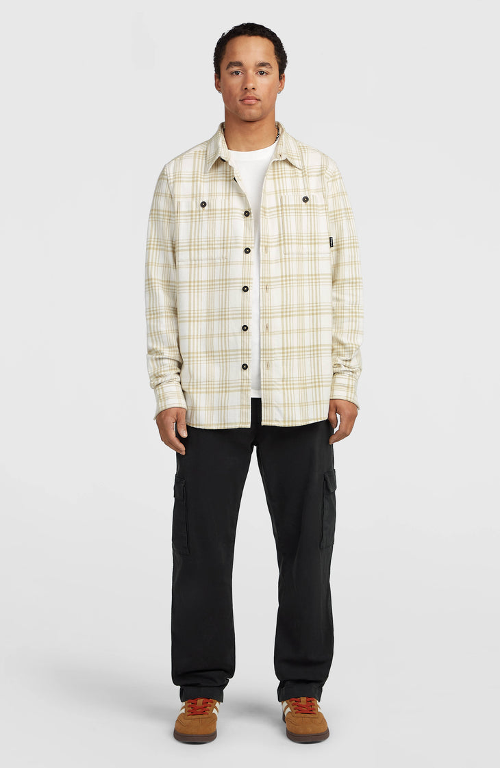 Must-Have Flanellhemd | Beige Big Check Plaid