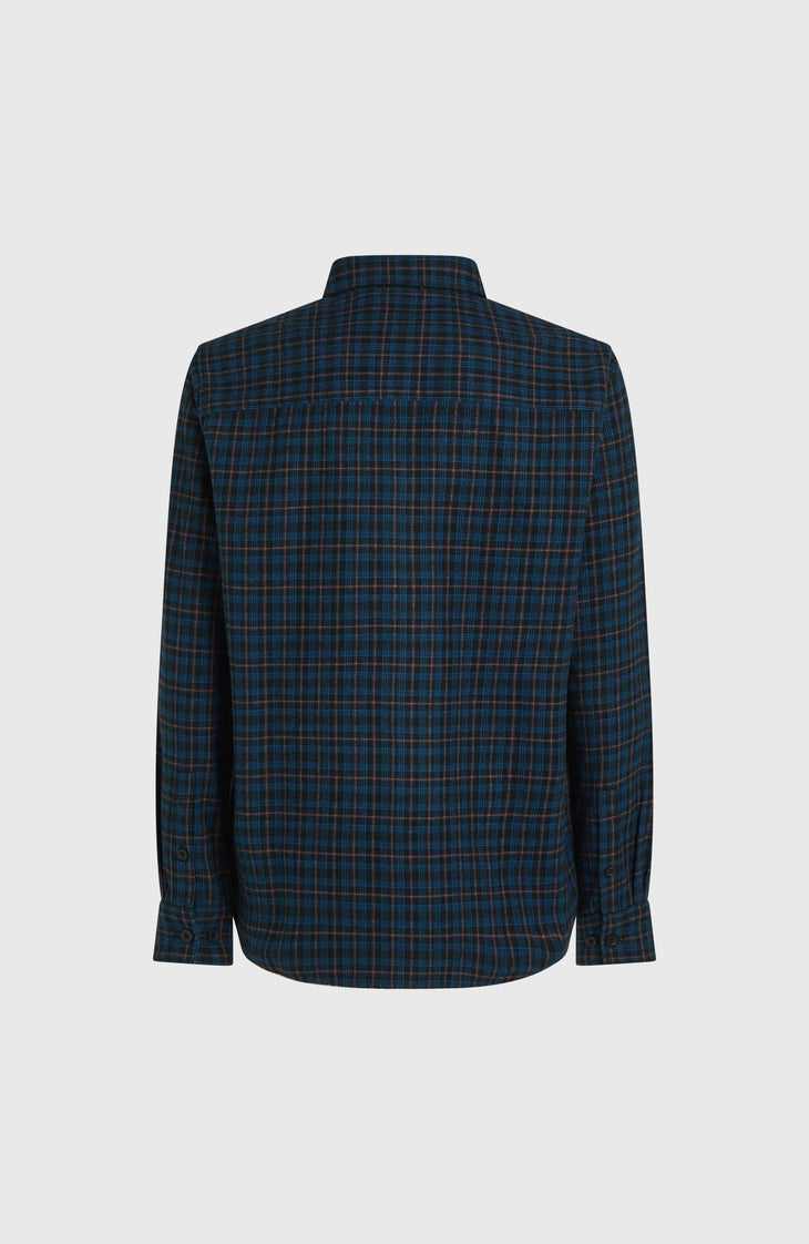 Must-Have Flanellhemd | Black Mini Check Plaid