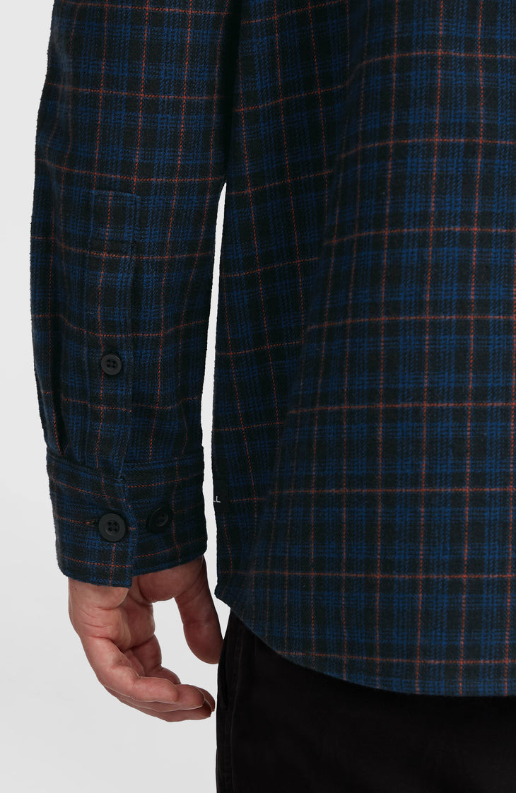 Must-Have Flanellhemd | Black Mini Check Plaid