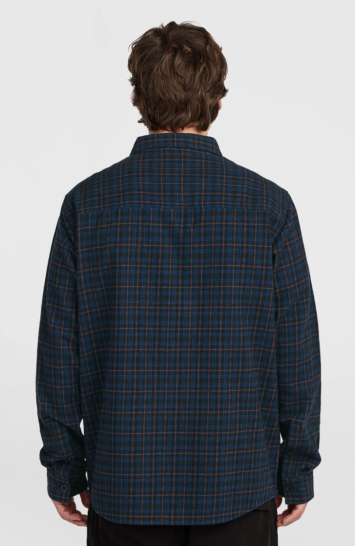 Must-Have Flanellhemd | Black Mini Check Plaid