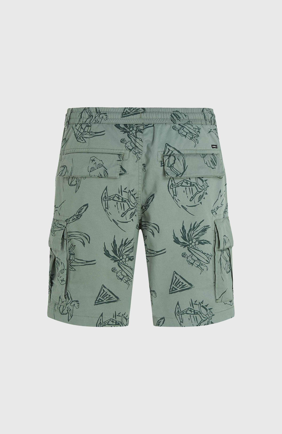 Essentials Cargo-Shorts | Green Vintage Surfer