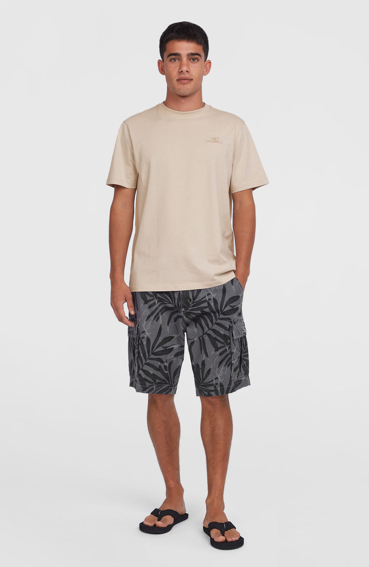 Essentials Cargo-Shorts | Black Dipped Leaves Essentials Cargo-Shorts | Black Dipped Leaves