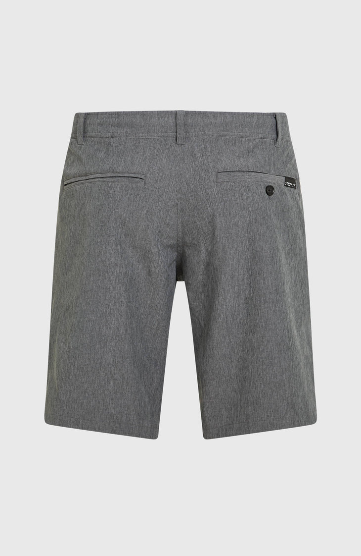 Hybrid 19" Melange Shorts | Black Out