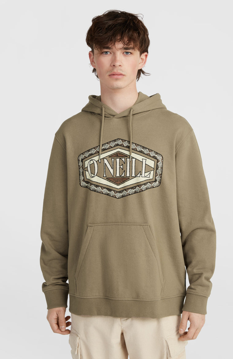 O'Neill Front Print Hoodie | Concrete O'Neill Front Print Hoodie | Concrete