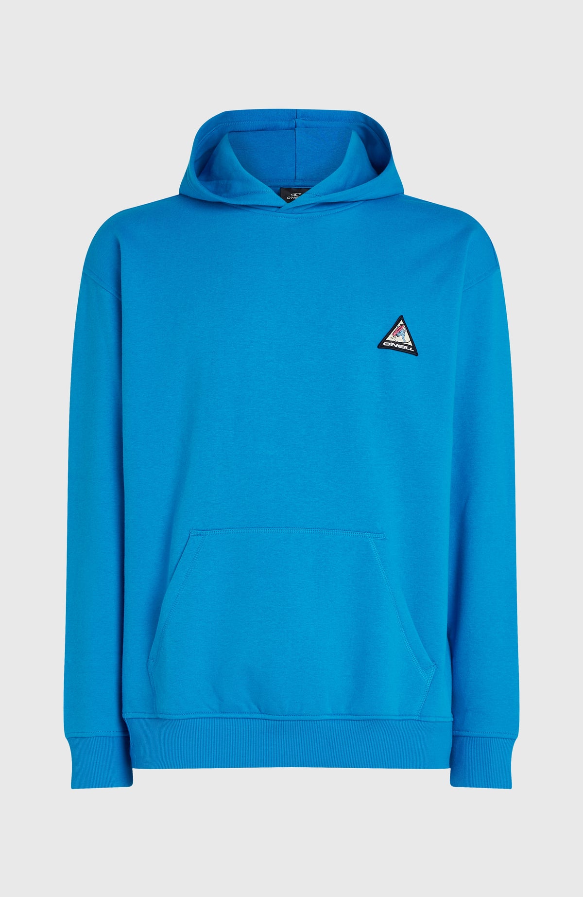 FWC'Play Hoodie für Herren, blau, freigestellt von vorne mit Kapuze und aufgesetzter Kängurutasche