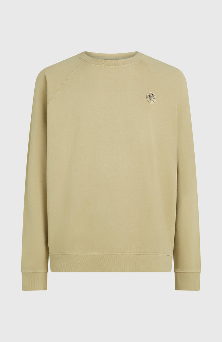 O'Riginals Badge Crew Sweatshirt | Olive Blush