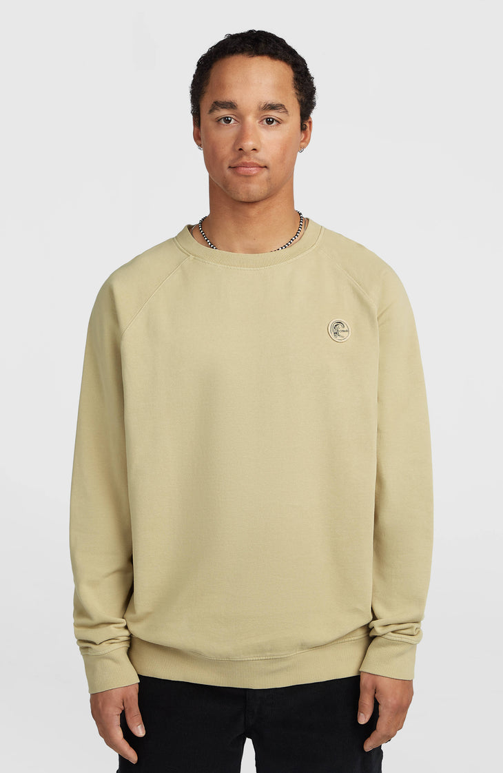 O'Riginals Badge Crew Sweatshirt | Olive Blush