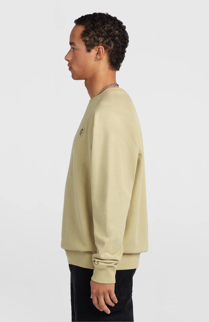 O'Riginals Badge Crew Sweatshirt | Olive Blush