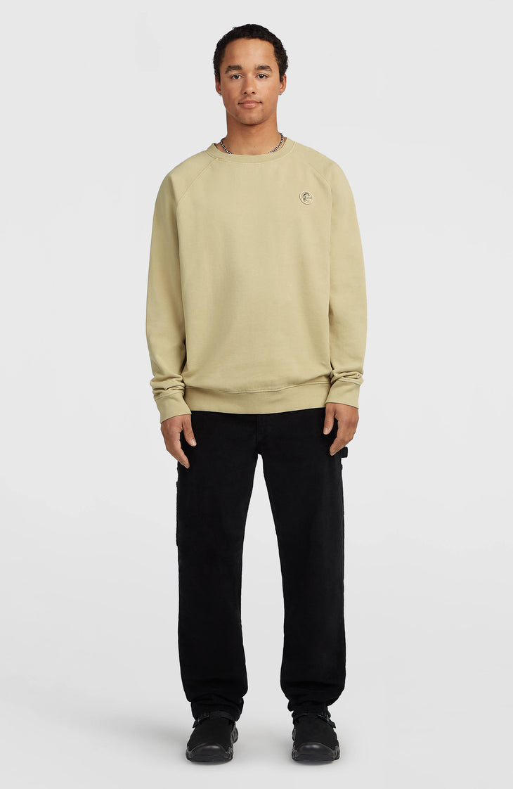 O'Riginals Badge Crew Sweatshirt | Olive Blush