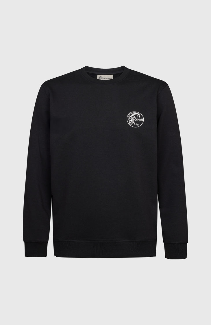 O'Riginals Chest Print Crew Sweatshirt | Black Out