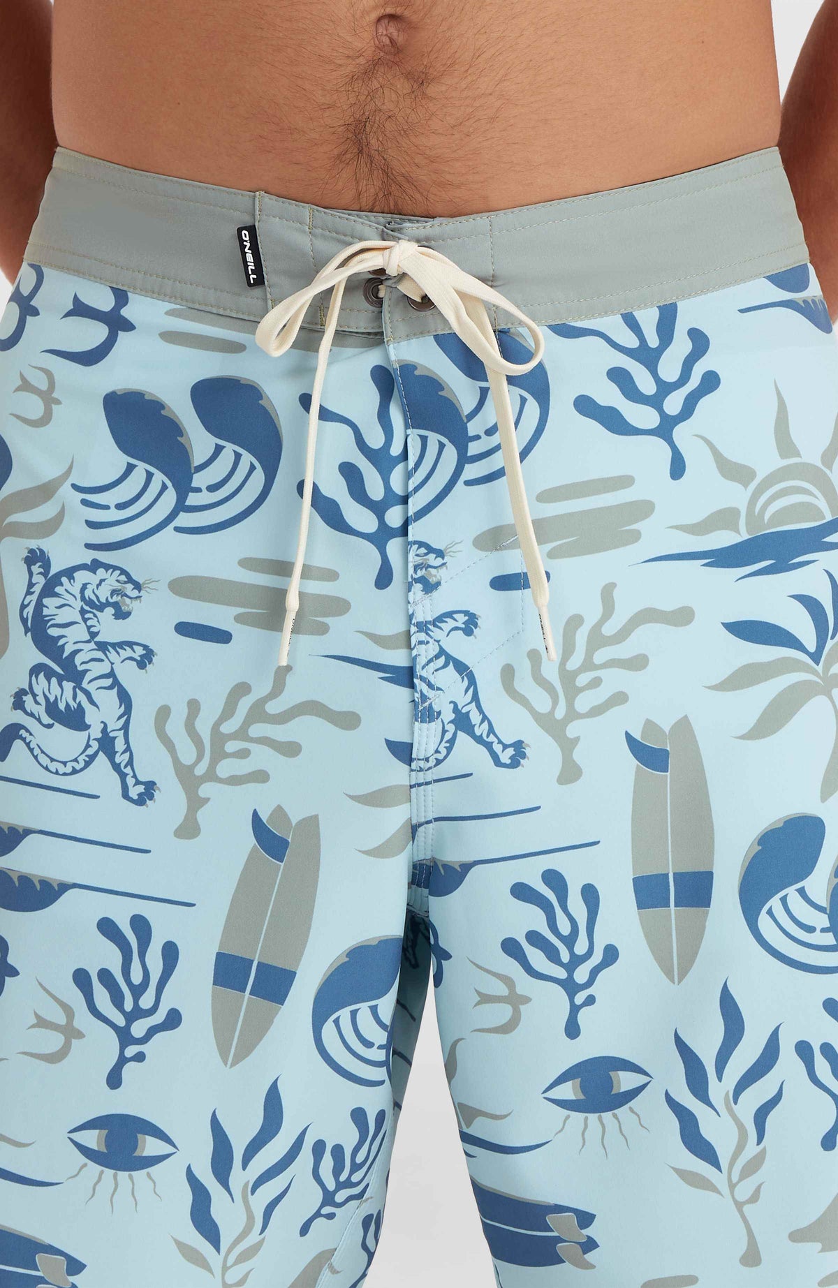 Hyperfreak Mysto Scallop 19'' Boardshorts | Blue Sky Mysto Scallop