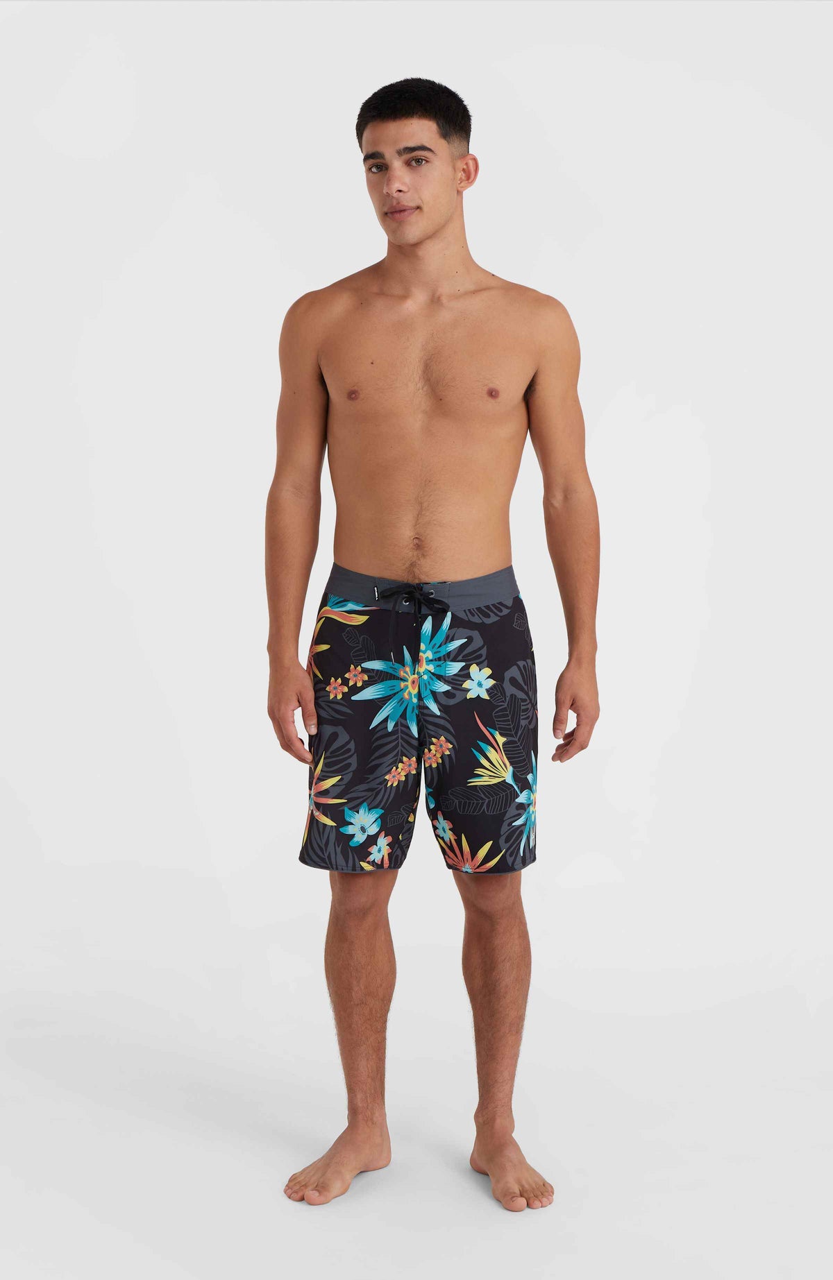 Hyperfreak Mysto Scallop 19'' Boardshorts | Black Mysto Scallop