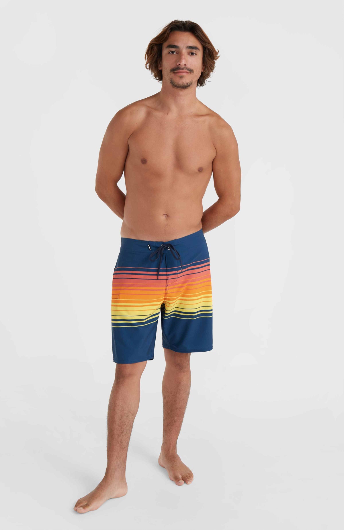 Hyperfreak Heat Stripe Line 19'' Boardshorts | Indigo Stripe Panel