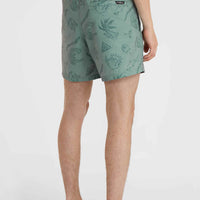 Mix and Match Cali Print 15'' Badehose | Green Vintage Surfer