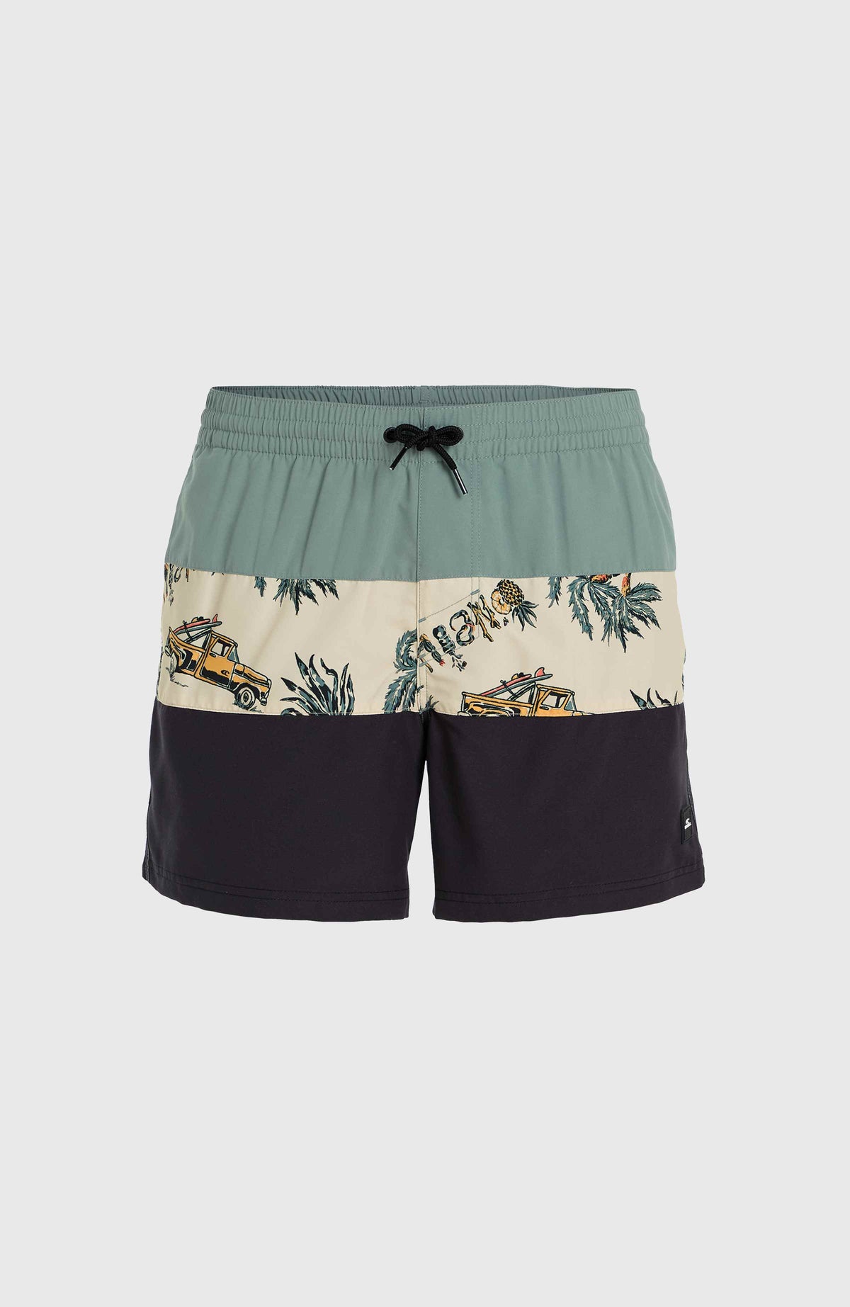 Mix and Match Cali Block 15'' Badehose | Beige Venice Beach