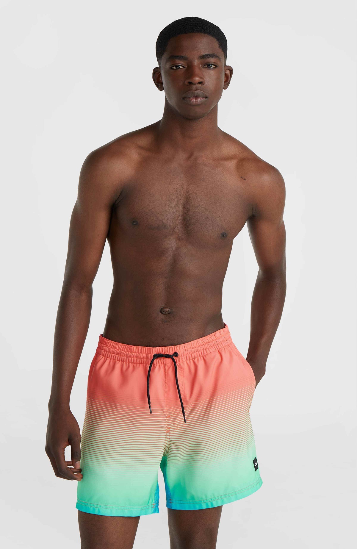 Jack O'Neill Cali Gradient 15'' Badehose | Living Coral Simple Gradient Panel