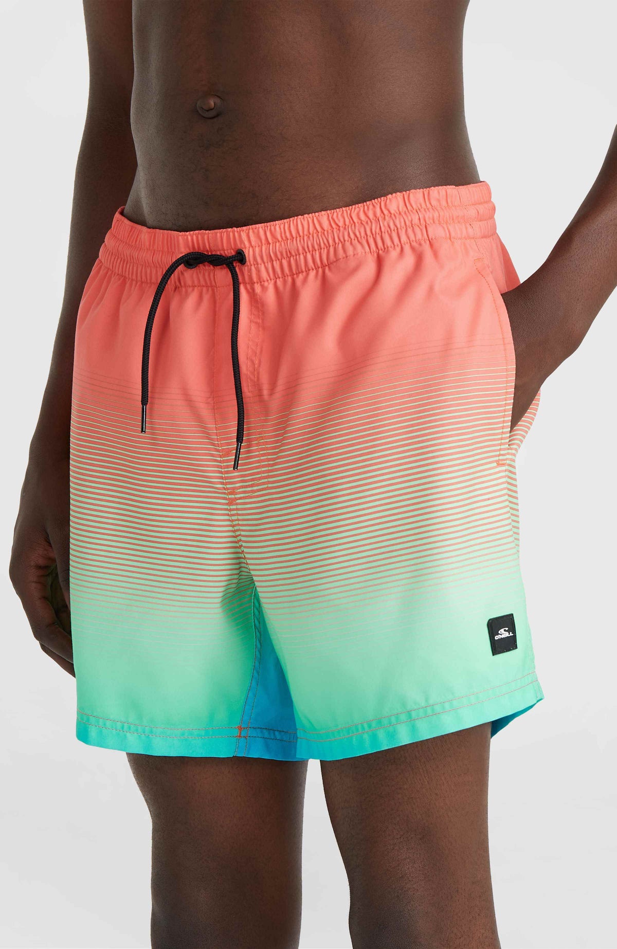 Jack O'Neill Cali Gradient 15'' Badehose | Living Coral Simple Gradient Panel